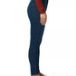Calça jeans skinny feminina Joe's Jeans com zíper na cintura, azul, tamanho 28