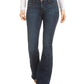 Jeans Flare Fé Feminina Artigos da Sociedade Azul Marinho Tamanho 25