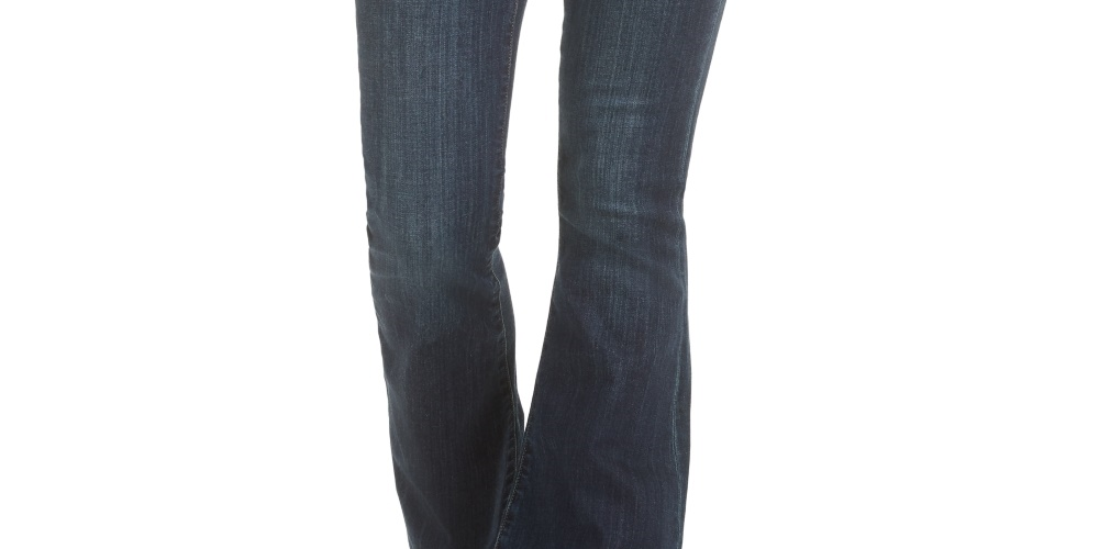 Jeans Flare Fé Feminina Artigos da Sociedade Azul Marinho Tamanho 25