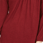 Top curto de renda com ombros de fora feminino Style &amp; Co, vermelho, tamanho P