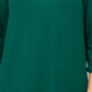 JM Collection Top Feminino com Ombros De fora e Enfeites Verde Tamanho Médio