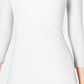 Blusa feminina com decote em V da INC International Concepts, branca, tamanho PL