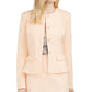 Calvin Klein Blazer Feminino Peplum Hem Back Slit Pêssego Tamanho 12