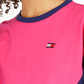 Tommy Hilfiger Sport Colorblocked Cropped Top Feminino Rosa Tamanho XX-G