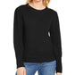 Suéter feminino com manga bufante Style &amp; Co, preto, tamanho X-G