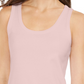 Regata feminina Charter Club Supima Cotton com decote redondo, rosa, tamanho X-S