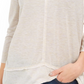 Top feminino com decote em V estilo &amp; co, rosa, tamanho grande