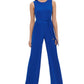 Macacão Tommy Hilfiger Feminino Crepe com Cinto Azul Tamanho 8