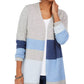 Cardigan de malha feminino com blocos de cores Charter Club, tamanho XX-G