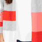 Cardigan de malha feminino com blocos de cores Charter Club, vermelho, tamanho XX-G