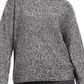 Suéter feminino estilo &amp; co com manga flare mesclada, cinza, tamanho pequeno