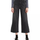 Calça jeans curta Levi's Super Wide Leg Feminina Preta Tamanho 26