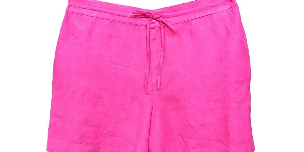Shorts femininos Charter Club, rosa, tamanho médio