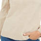 Karen Scott Suéter Luxsoft Gola Alta Feminino Bege Tamanho PM
