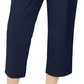 Calça curta de sarja feminina Charter Club, azul, tamanho 6