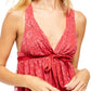 Regata Chante Lace Feminina Free People Rosa Tamanho P