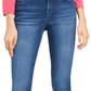 Calça jeans feminina skinny e curvilínea com controle de barriga, tamanho 4, da INC International Concepts