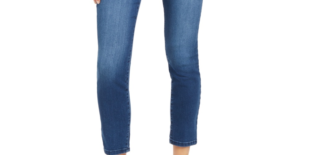 Calça jeans feminina skinny e curvilínea com controle de barriga, tamanho 4, da INC International Concepts