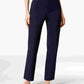 Calça feminina Alfred Dunner Classics Allure Pull-On Slim Leg Azul-marinho Tamanho 10