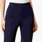 Calça feminina Alfred Dunner Classics Allure Pull-On Slim Leg Azul-marinho Tamanho 10