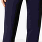 Calça feminina Alfred Dunner Classics Allure Pull-On Slim Leg Azul-marinho Tamanho 10