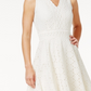 Vestido feminino Charter Club Petite Lace Fit &amp; Flare, bege, tamanho pequeno