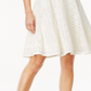 Vestido feminino Charter Club Petite Lace Fit &amp; Flare, bege, tamanho pequeno