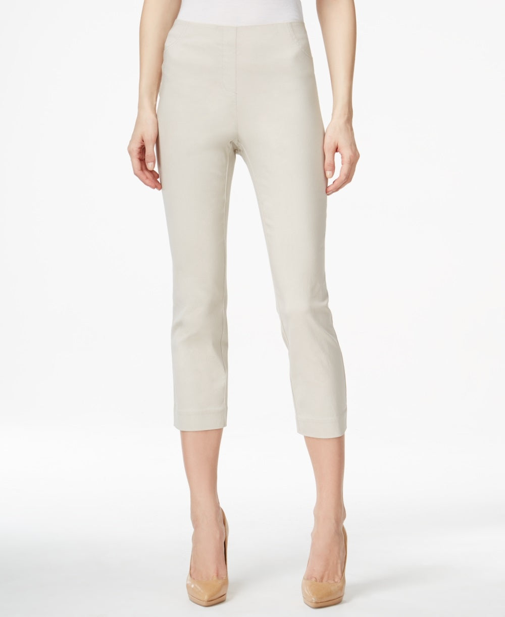 Calça Skinny Feminina Style &amp; Company Bege Tamanho Grande