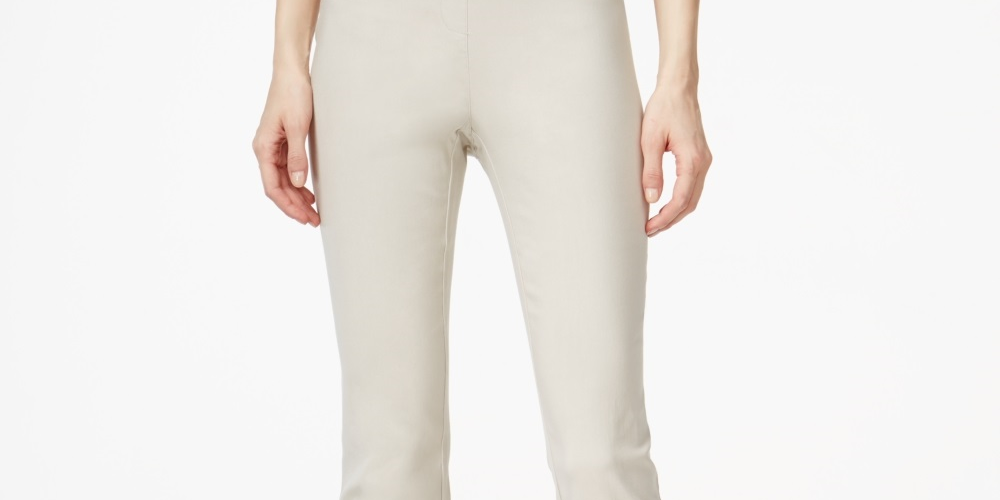 Calça Skinny Feminina Style &amp; Company Bege Tamanho Grande