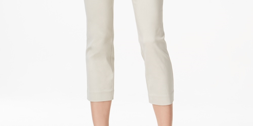 Calça Skinny Feminina Style &amp; Company Bege Tamanho Grande