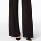 Palazzo feminino de perna larga da NY Collection, preto, tamanho PXS