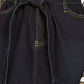 Saia jeans feminina com cintura de saco de papel da INC International Concepts, azul, tamanho 0
