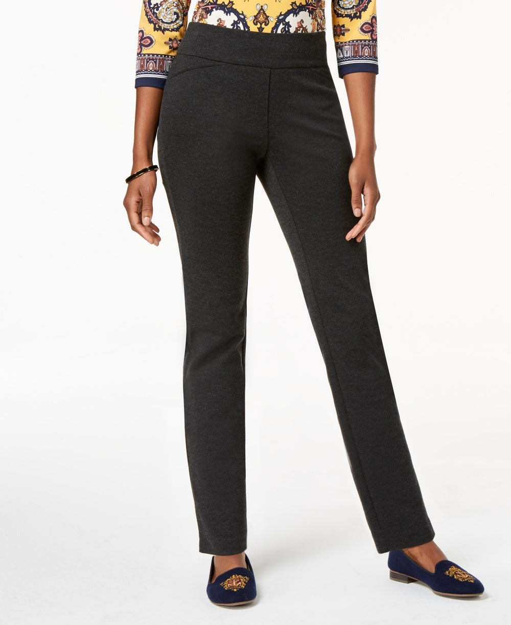 Calça feminina de malha mesclada Charter Club, cinza, tamanho 20X4