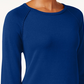 Karen Scott Suéter Feminino de Algodão Petite Azul Brilhante Tamanho Petit X-Large