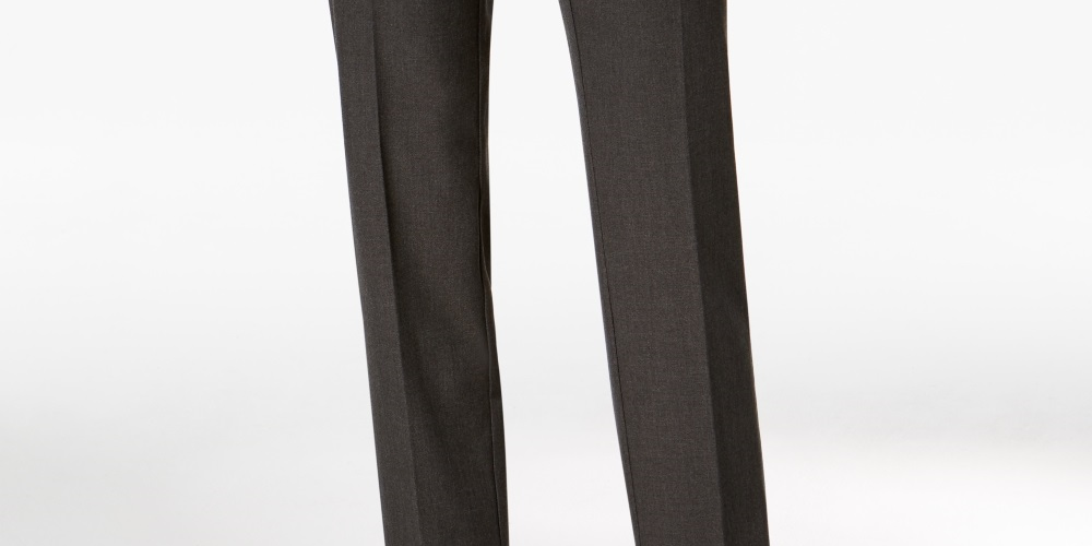 Calça feminina Charter Club Petite Slim Leg Ankle, cinza, tamanho 2 Petite