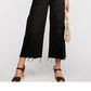 Calça jeans feminina Levi's Classic Cropped Wide Leg Preta Tamanho 4