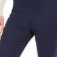 Calça curta feminina Charter Club Chelsea Stretch Twill Azul Tamanho 2 Petite