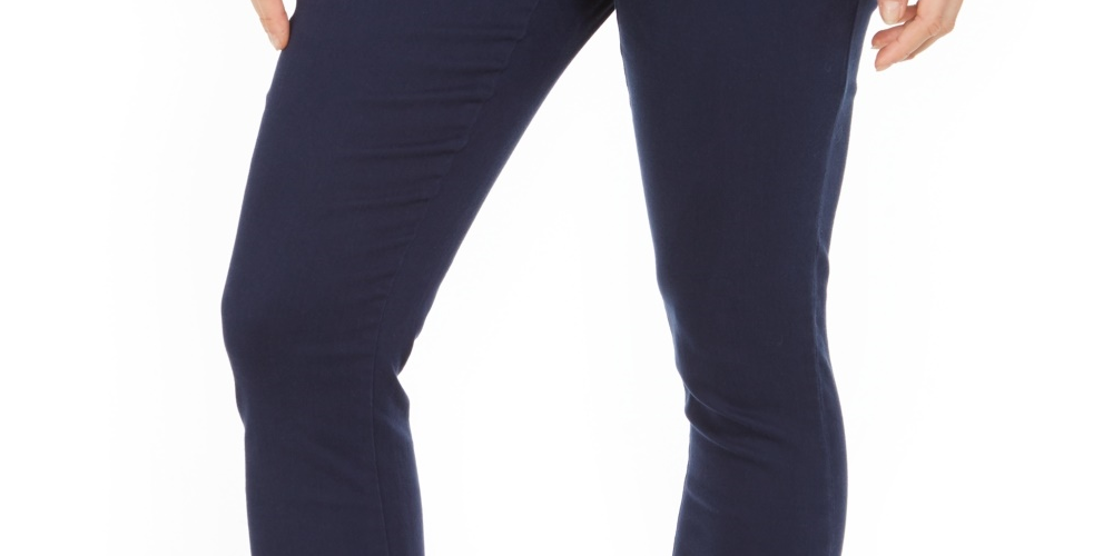 Calça curta feminina Charter Club Chelsea Stretch Twill Azul Tamanho 2 Petite