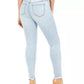 Calça jeans skinny feminina Curvy Rip &amp; Repair da INC International Concepts, azul, tamanho 6