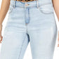 Calça jeans skinny feminina Curvy Rip &amp; Repair da INC International Concepts, azul, tamanho 6