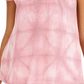 Blusa feminina estilo &amp; co, tingida, em mistura de linho, rosa, tamanho grande