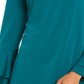 Charter Club Blusa Feminina Manga Sino com Decote em V Verde Tamanho XS