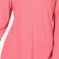 Charter Club Supima Cotton Top Feminino com Gola Dividida Rosa Tamanho XX-G
