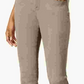Jeans skinny feminino estilo &amp; co, tamanho 2, marrom, tamanho 2, pequeno