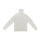 Suéter feminino de gola alta Charter Club, branco, tamanho pequeno