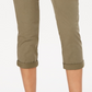 Calça Capri Utilitária Feminina Style &amp; Co Verde Tamanho 2P