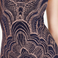 Vestido justo com glitter Jump Junior's azul marinho tamanho P