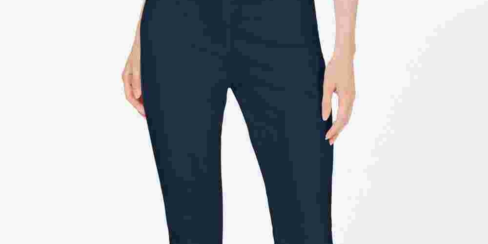 Calça skinny Chelsea Stretch Feminina Charter Club Azul Tamanho 8 Petite