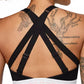Sutiã esportivo Nike Impact Dri-FIT NYC Marathon com tiras e alto impacto, cor carvão, tamanho médio