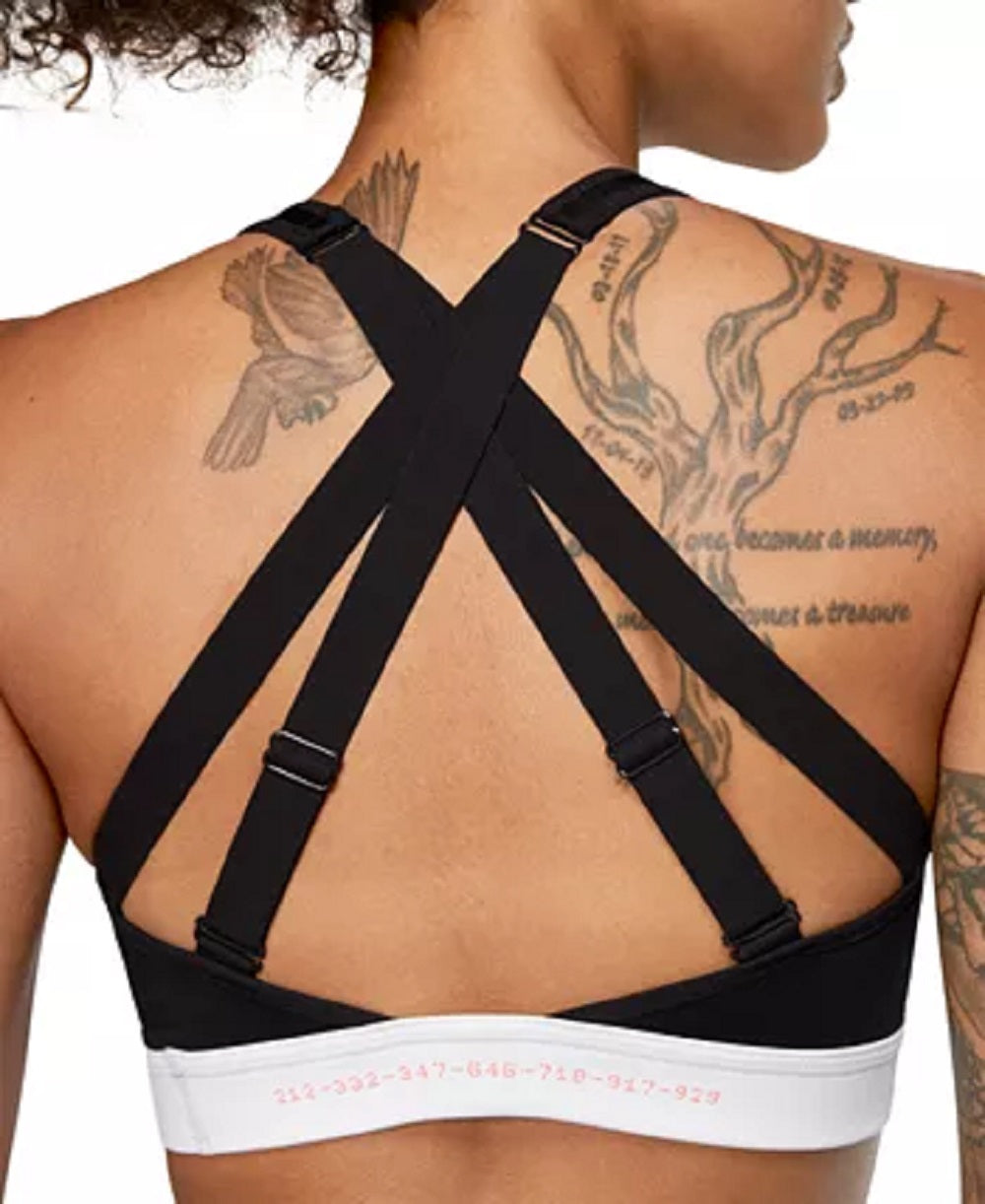 Sutiã esportivo Nike Impact Dri-FIT NYC Marathon com tiras e alto impacto, cor carvão, tamanho médio